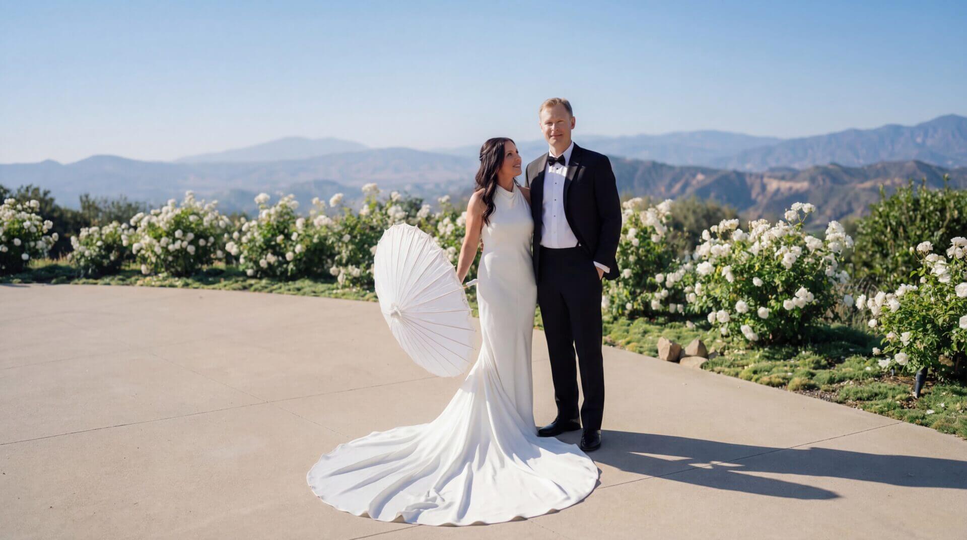 Stone Mountain Estate Wedding in Malibu. Nadine & Mark.